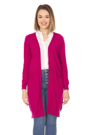 Lightweight Open Cardigans Made from Luxurious Pure Cashmere
