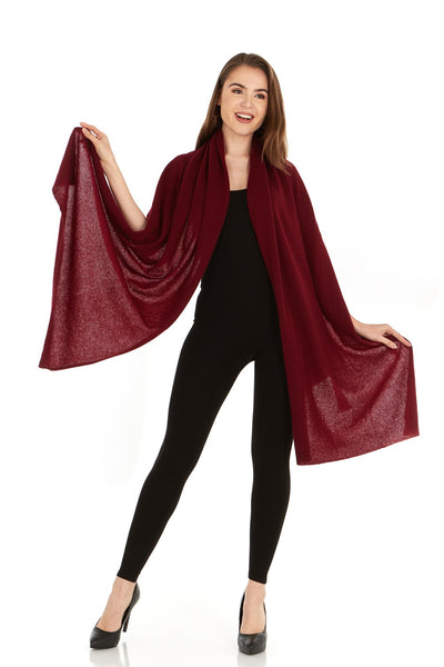 Load image into Gallery viewer, Cashmere Knitted Wrap Shawl Extra Large Scarf Stole