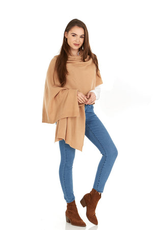 Cashmere Knitted Wrap Shawl Extra Large Scarf Stole