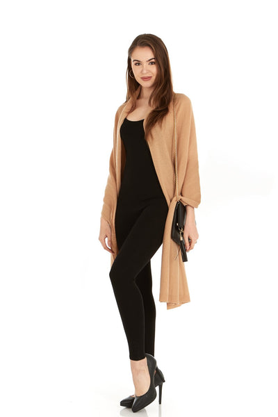 Load image into Gallery viewer, Cashmere Knitted Wrap Shawl Extra Large Scarf Stole