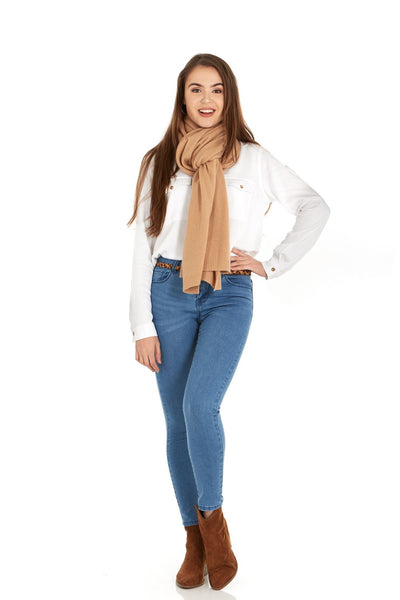 Load image into Gallery viewer, Cashmere Knitted Wrap Shawl Extra Large Scarf Stole