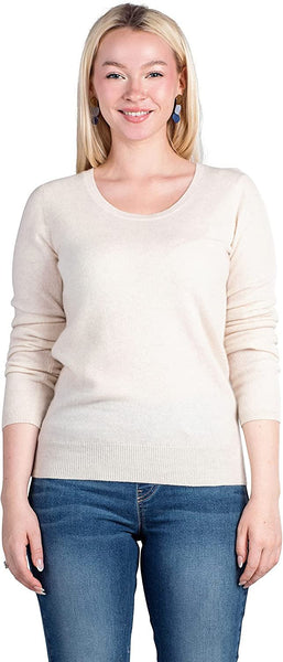 Load image into Gallery viewer, Crewneck Sweater for Women | Lightweight Long Sleeve Pullover Sweaters Made from 100% Cashmere