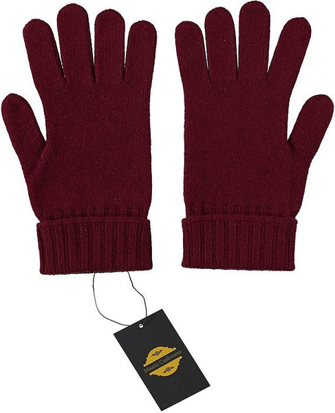 Load image into Gallery viewer, Cashmere Knitted Gloves With Ribbed Cuffed For Women
