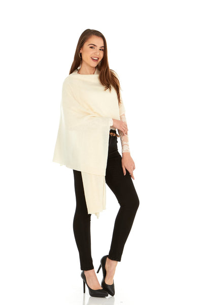 Load image into Gallery viewer, Cashmere Knitted Wrap Shawl Extra Large Scarf Stole