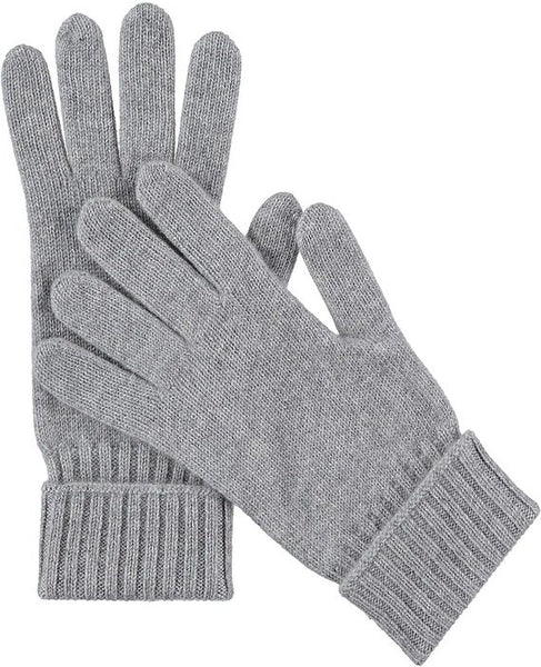 Load image into Gallery viewer, Cashmere Knitted Gloves With Ribbed Cuffed For Women
