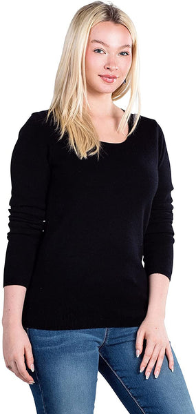 Load image into Gallery viewer, Crewneck Sweater for Women | Lightweight Long Sleeve Pullover Sweaters Made from 100% Cashmere