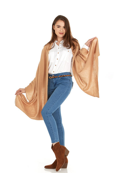 Load image into Gallery viewer, Cashmere Knitted Wrap Shawl Extra Large Scarf Stole