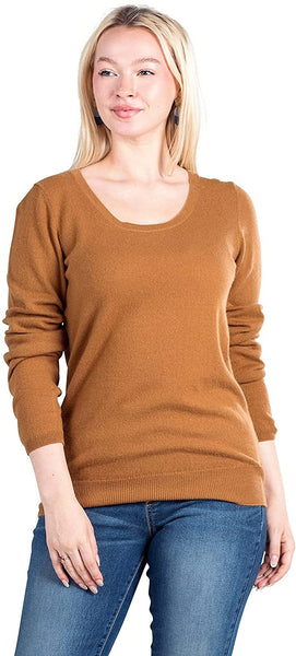 Load image into Gallery viewer, Crewneck Sweater for Women | Lightweight Long Sleeve Pullover Sweaters Made from 100% Cashmere
