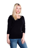 Crewneck Sweater for Women | Lightweight Long Sleeve Pullover Sweaters Made from 100% Cashmere