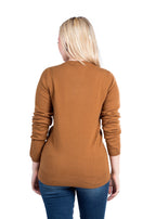 Crewneck Sweater for Women | Lightweight Long Sleeve Pullover Sweaters Made from 100% Cashmere
