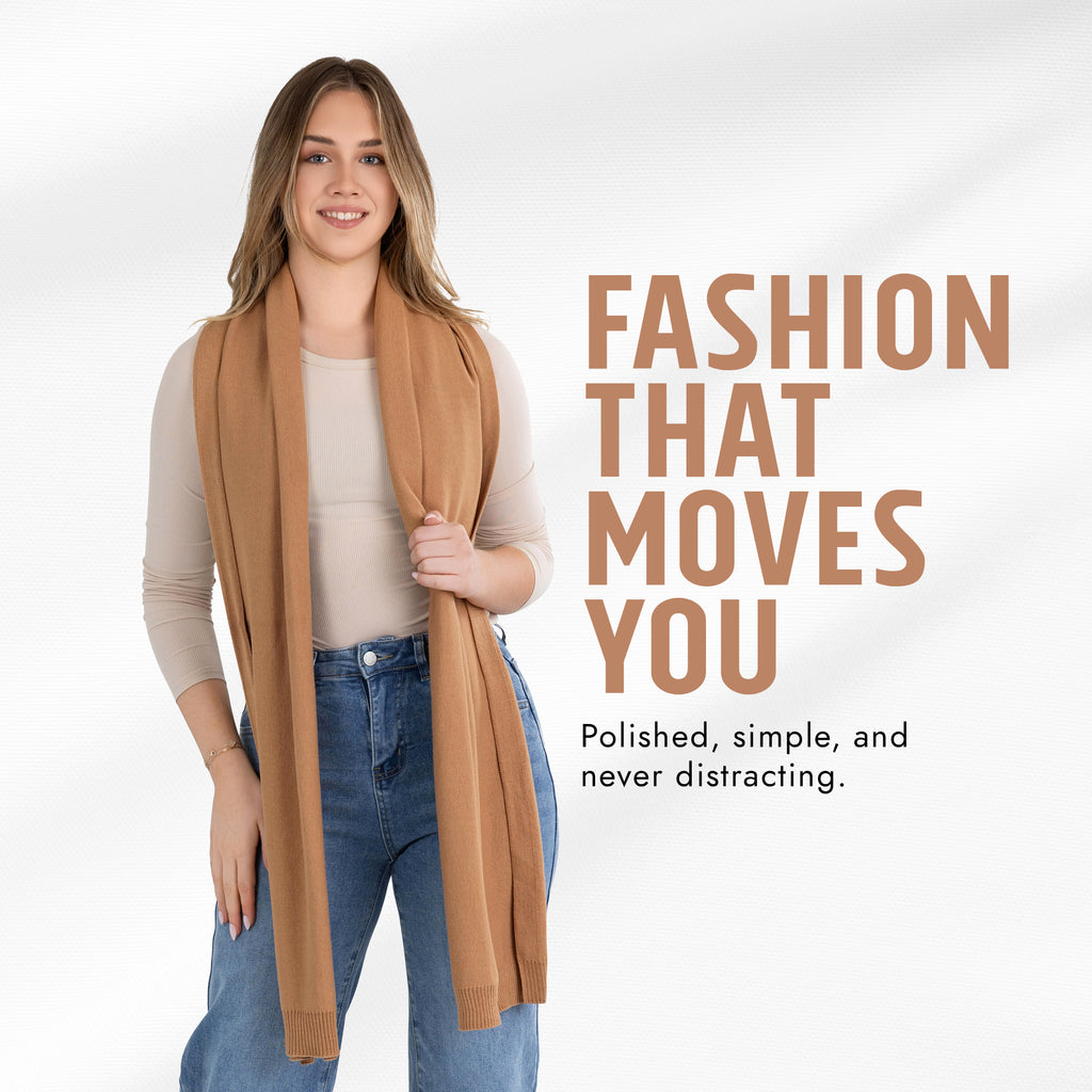100% Cotton Wrap – Lightweight Soft Knit Shawl Wraps for Women