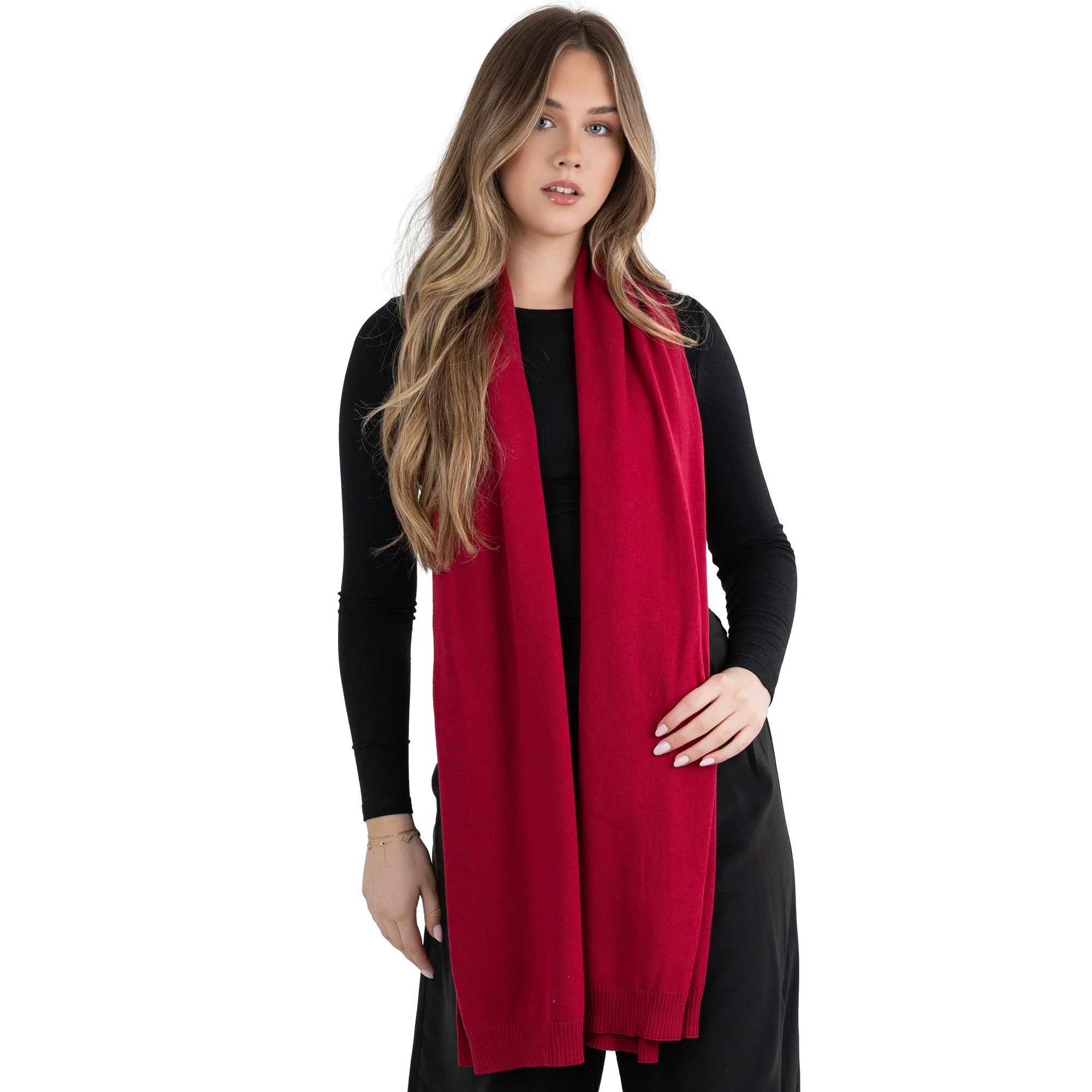 100% Cotton Wrap – Lightweight Soft Knit Shawl Wraps for Women