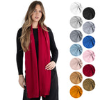 100% Cotton Wrap – Lightweight Soft Knit Shawl Wraps for Women