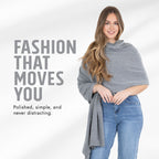 100% Cotton Wrap – Lightweight Soft Knit Shawl Wraps for Women