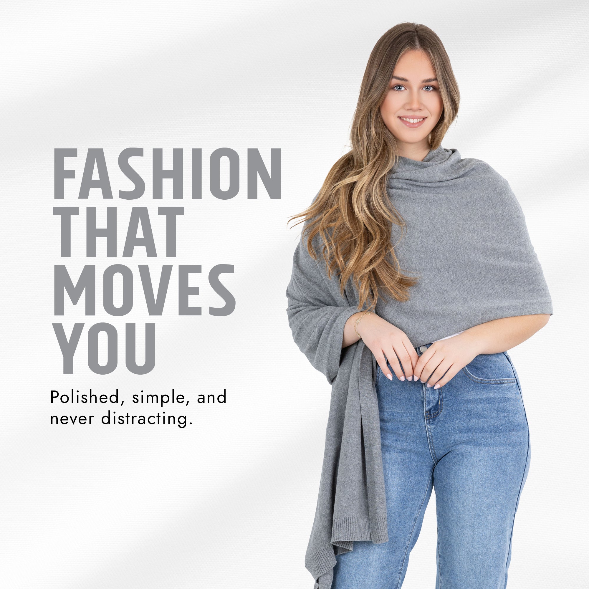 100% Cotton Wrap – Lightweight Soft Knit Shawl Wraps for Women