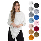 100% Cotton Wrap – Lightweight Soft Knit Shawl Wraps for Women