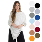 100% Cotton Wrap – Lightweight Soft Knit Shawl Wraps for Women