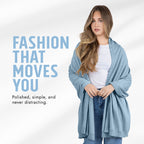 100% Cotton Wrap – Lightweight Soft Knit Shawl Wraps for Women