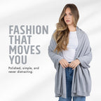 100% Cotton Wrap – Lightweight Soft Knit Shawl Wraps for Women