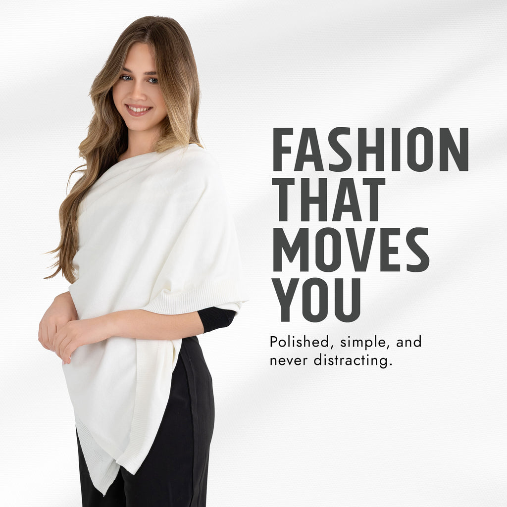 100% Cotton Wrap – Lightweight Soft Knit Shawl Wraps for Women