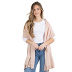 100% Cotton Wrap – Lightweight Soft Knit Shawl Wraps for Women