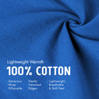 100% Cotton Wrap – Lightweight Soft Knit Shawl Wraps for Women