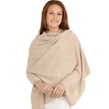 100% Cashmere Knitted Wrap Shawl Extra Large Scarf Stole