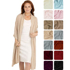 100% Cashmere Knitted Wrap Shawl Extra Large Scarf Stole