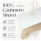 100% Cashmere Knitted Wrap Shawl Extra Large Scarf Stole