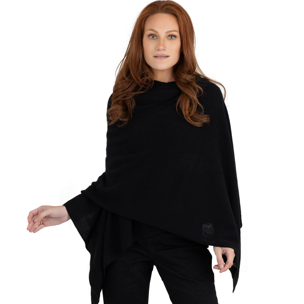 100% Cashmere Knitted Wrap Shawl Extra Large Scarf Stole