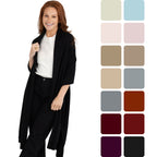 100% Cashmere Knitted Wrap Shawl Extra Large Scarf Stole
