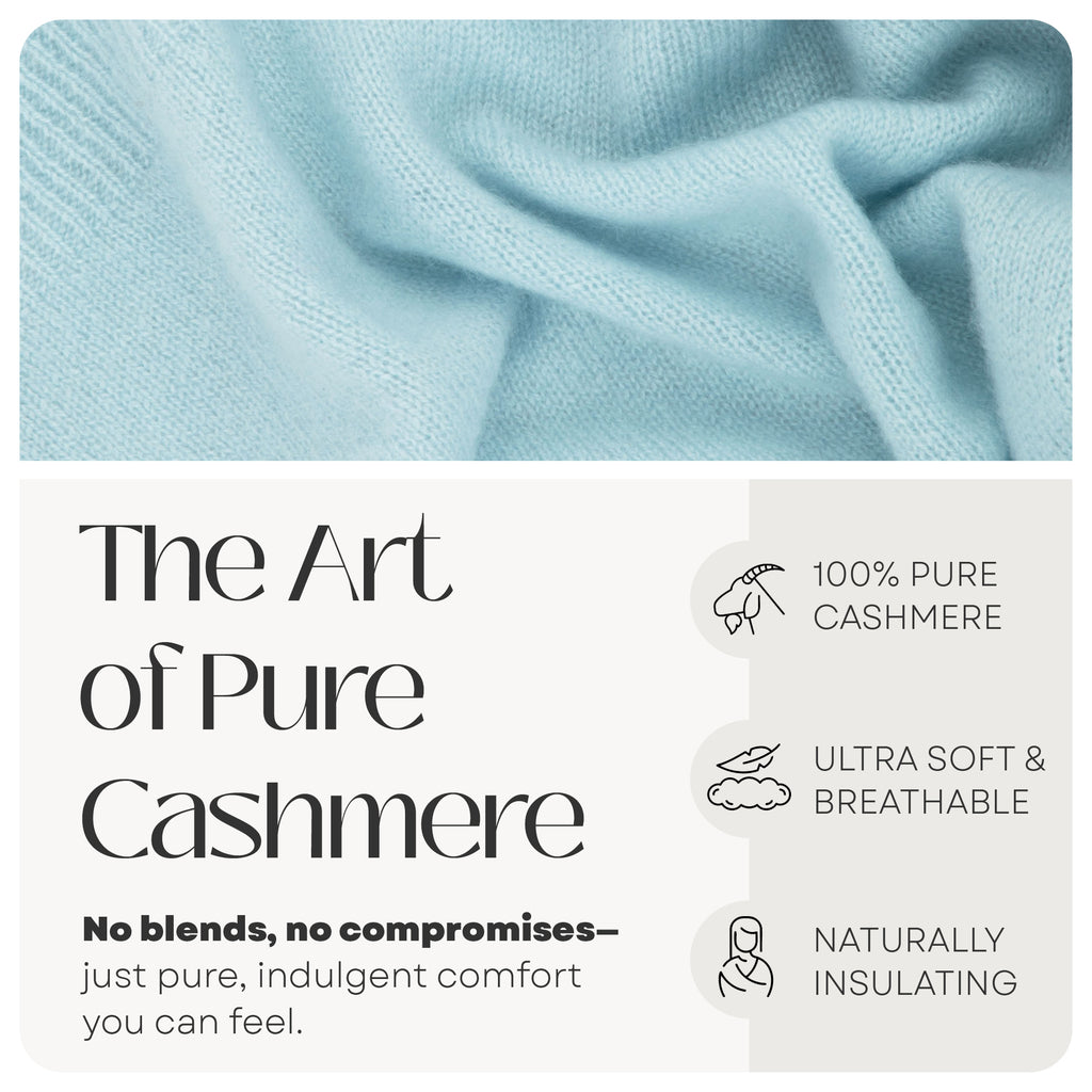 100% Cashmere Knitted Wrap Shawl Extra Large Scarf Stole