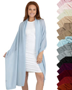 100% Cashmere Knitted Wrap Shawl Extra Large Scarf Stole