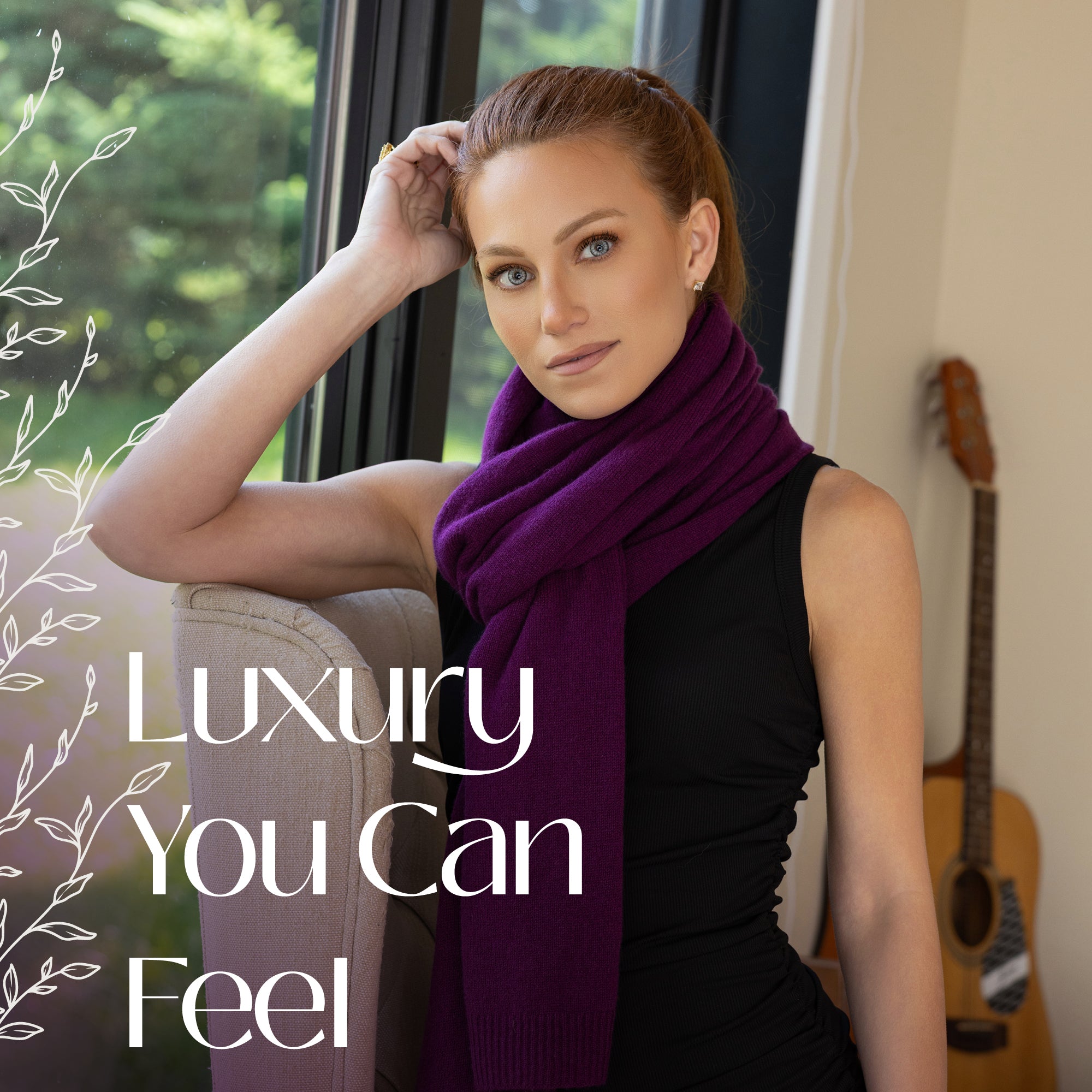 100% Cashmere Knitted Wrap Shawl Extra Large Scarf Stole