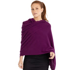 100% Cashmere Knitted Wrap Shawl Extra Large Scarf Stole