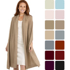 100% Cashmere Knitted Wrap Shawl Extra Large Scarf Stole