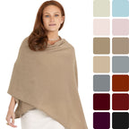 100% Cashmere Knitted Wrap Shawl Extra Large Scarf Stole