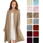100% Cashmere Knitted Wrap Shawl Extra Large Scarf Stole