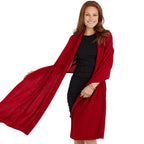 100% Cashmere Knitted Wrap Shawl Extra Large Scarf Stole