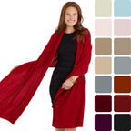 100% Cashmere Knitted Wrap Shawl Extra Large Scarf Stole