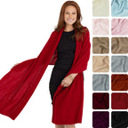 100% Cashmere Knitted Wrap Shawl Extra Large Scarf Stole