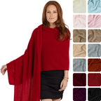 100% Cashmere Knitted Wrap Shawl Extra Large Scarf Stole