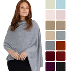 100% Cashmere Knitted Wrap Shawl Extra Large Scarf Stole