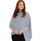 100% Cashmere Knitted Wrap Shawl Extra Large Scarf Stole