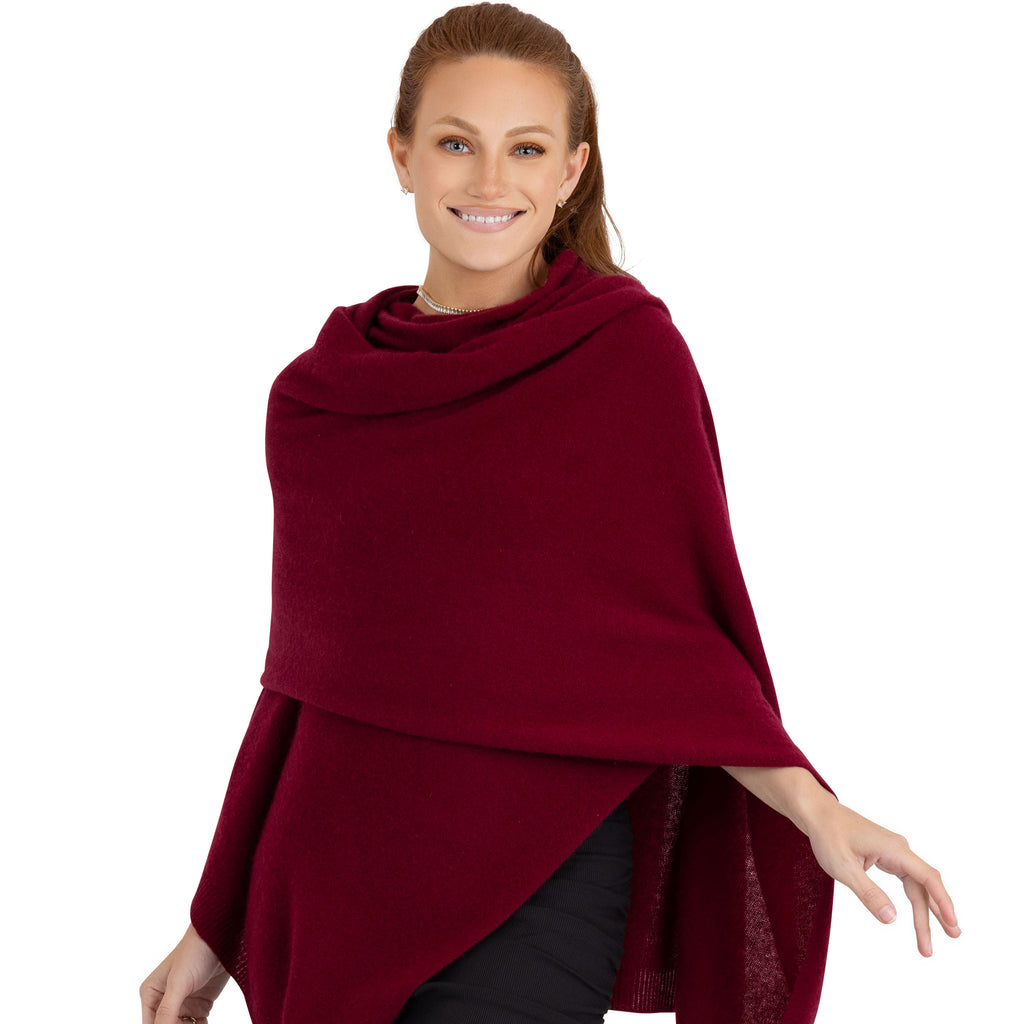 100% Cashmere Knitted Wrap Shawl Extra Large Scarf Stole