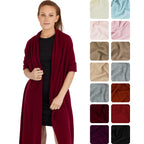 100% Cashmere Knitted Wrap Shawl Extra Large Scarf Stole