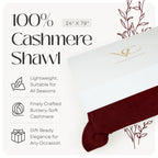 100% Cashmere Knitted Wrap Shawl Extra Large Scarf Stole