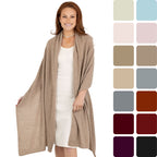 100% Cashmere Knitted Wrap Shawl Extra Large Scarf Stole