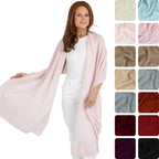 100% Cashmere Knitted Wrap Shawl Extra Large Scarf Stole