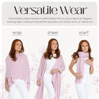 100% Cashmere Knitted Wrap Shawl Extra Large Scarf Stole